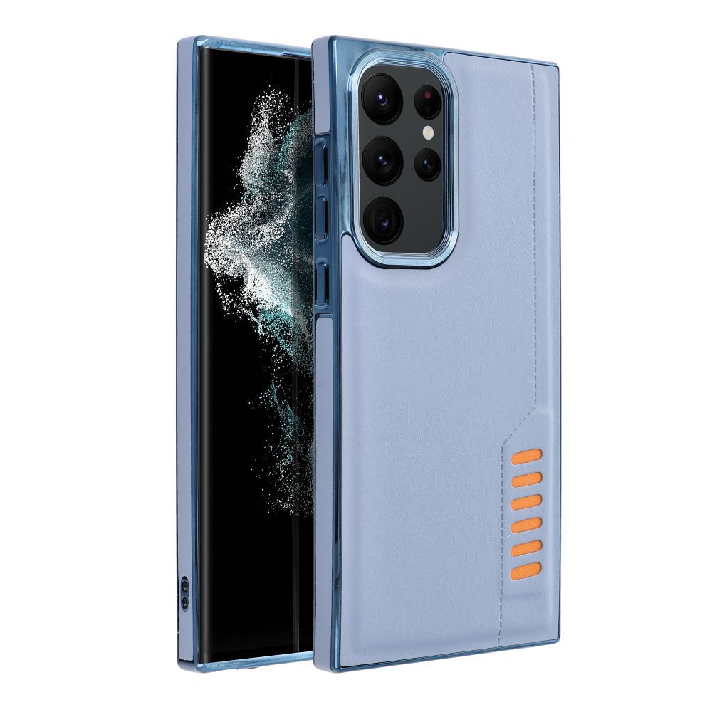 Aizsargvāciņš Samsung S22 Ultra – MILANO, zils — attēls 2