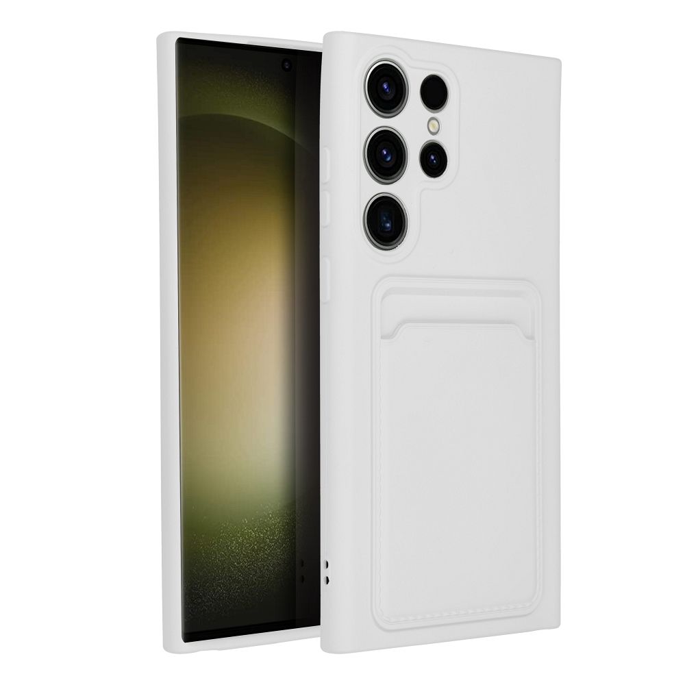 Aizsargvāciņš Samsung S23 Ultra – CARD, balts — attēls 2