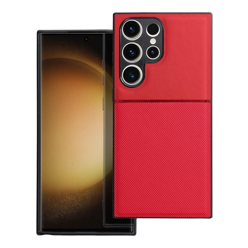 Aizsargvāciņš Samsung S23 Ultra – NOBLE, sarkans