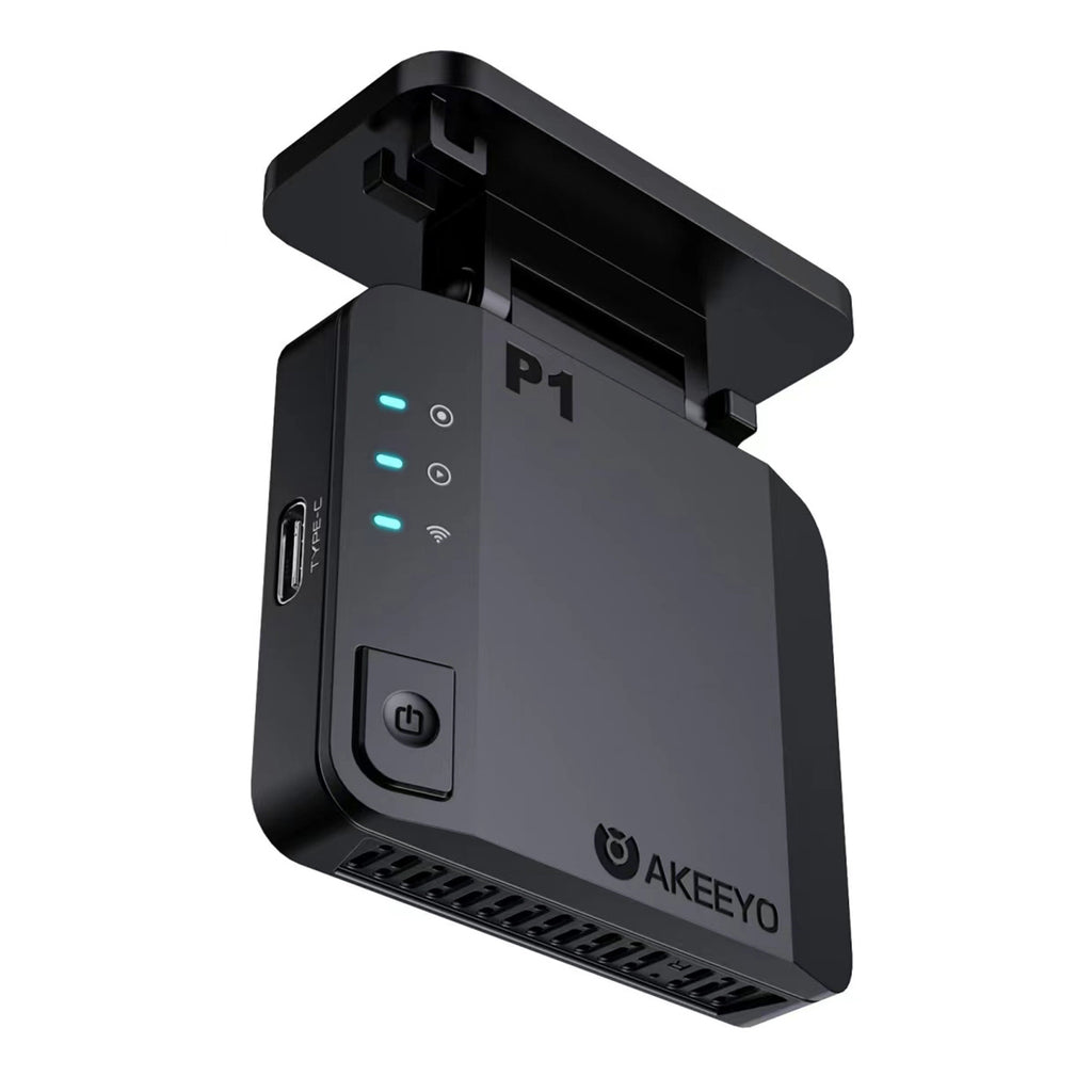 AKEEYO P1 Full HD 30 fps auto videoreģistrators, melns