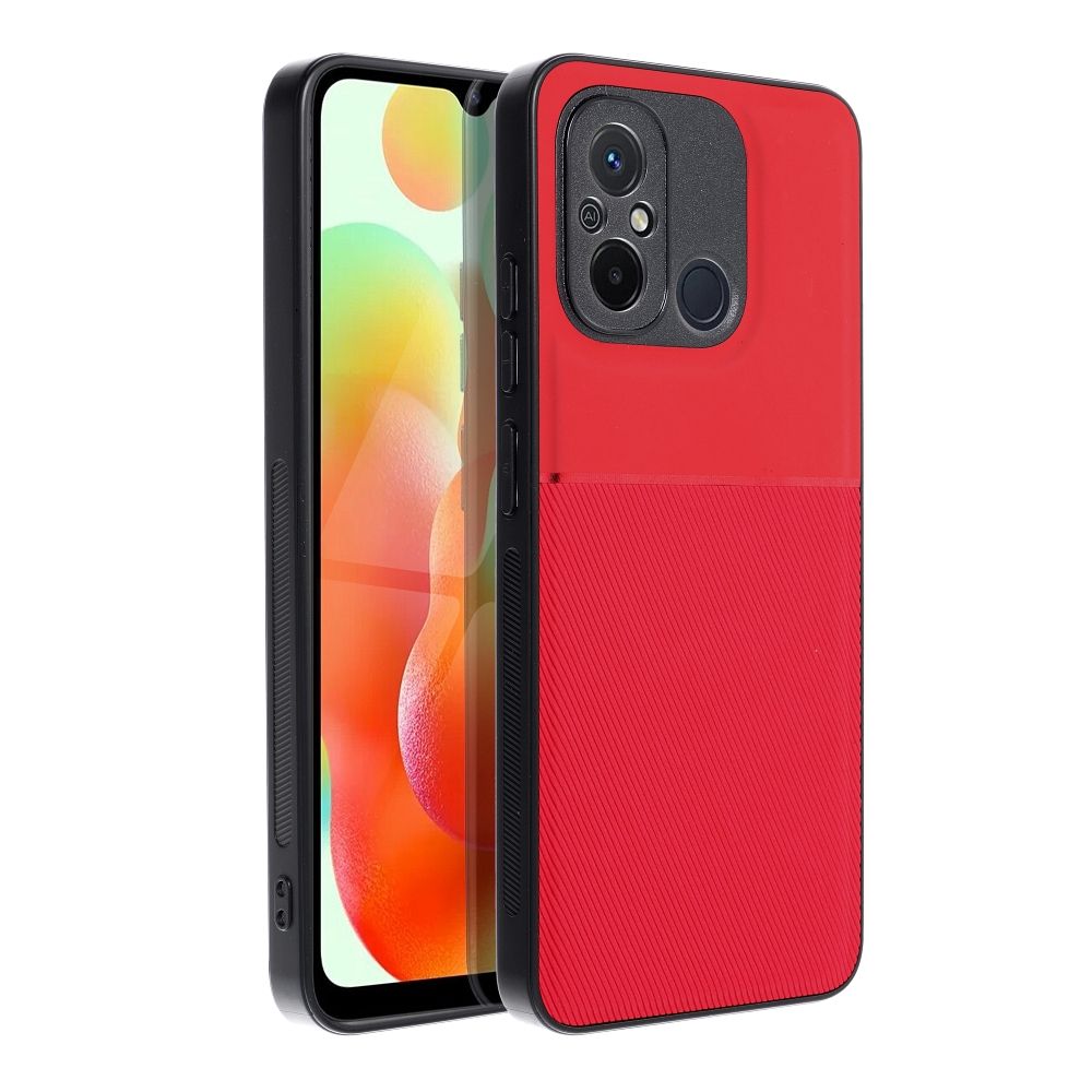 Aizsargvāciņš Xiaomi Redmi 12C – NOBLE, sarkans — attēls 2