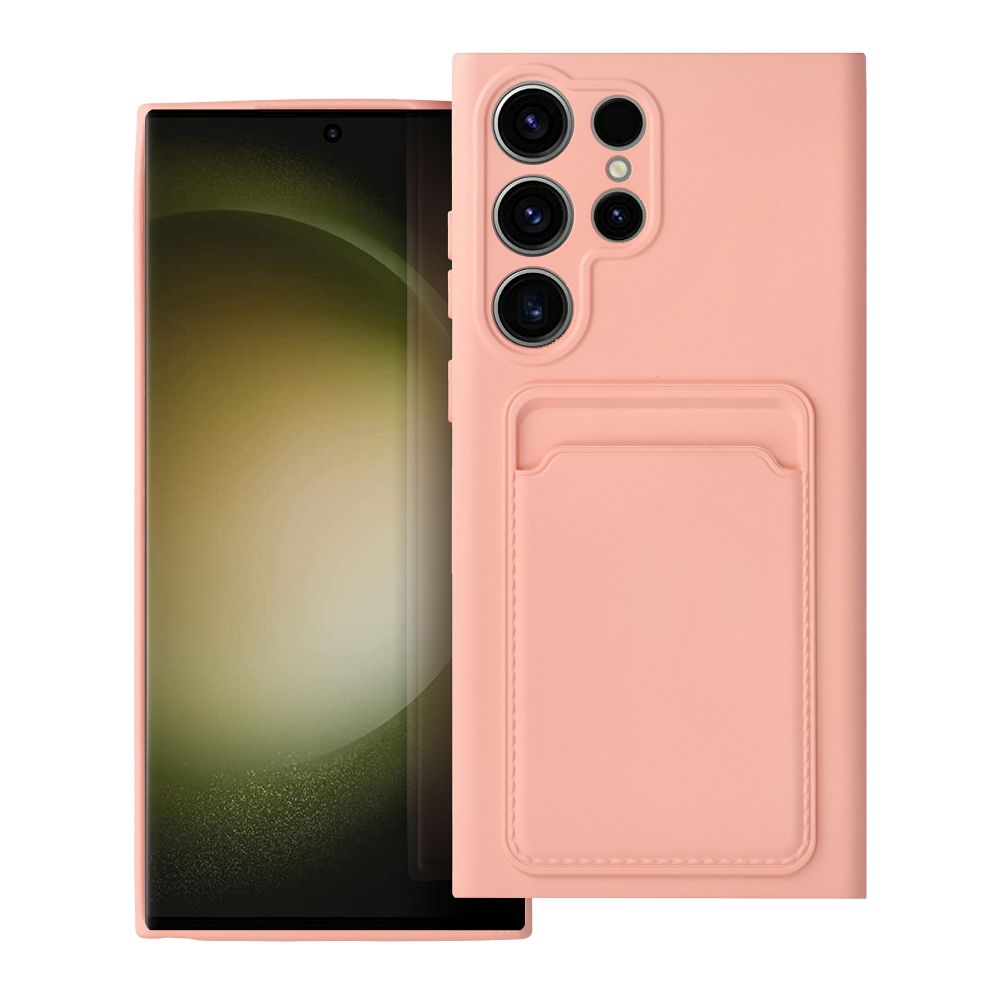 Aizsargvāciņš Samsung S23 Ultra – CARD, rozā