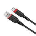 Kabelis HOCO cable USB A to Type C QC 3A X59 1 m black