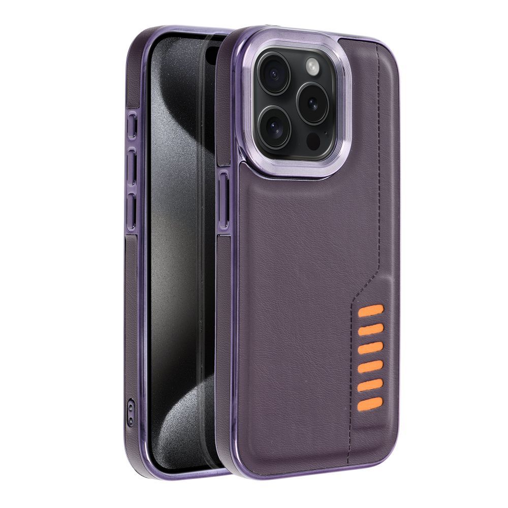 Aizsargvāciņš iPhone 16 Pro dark – MILANO, violets