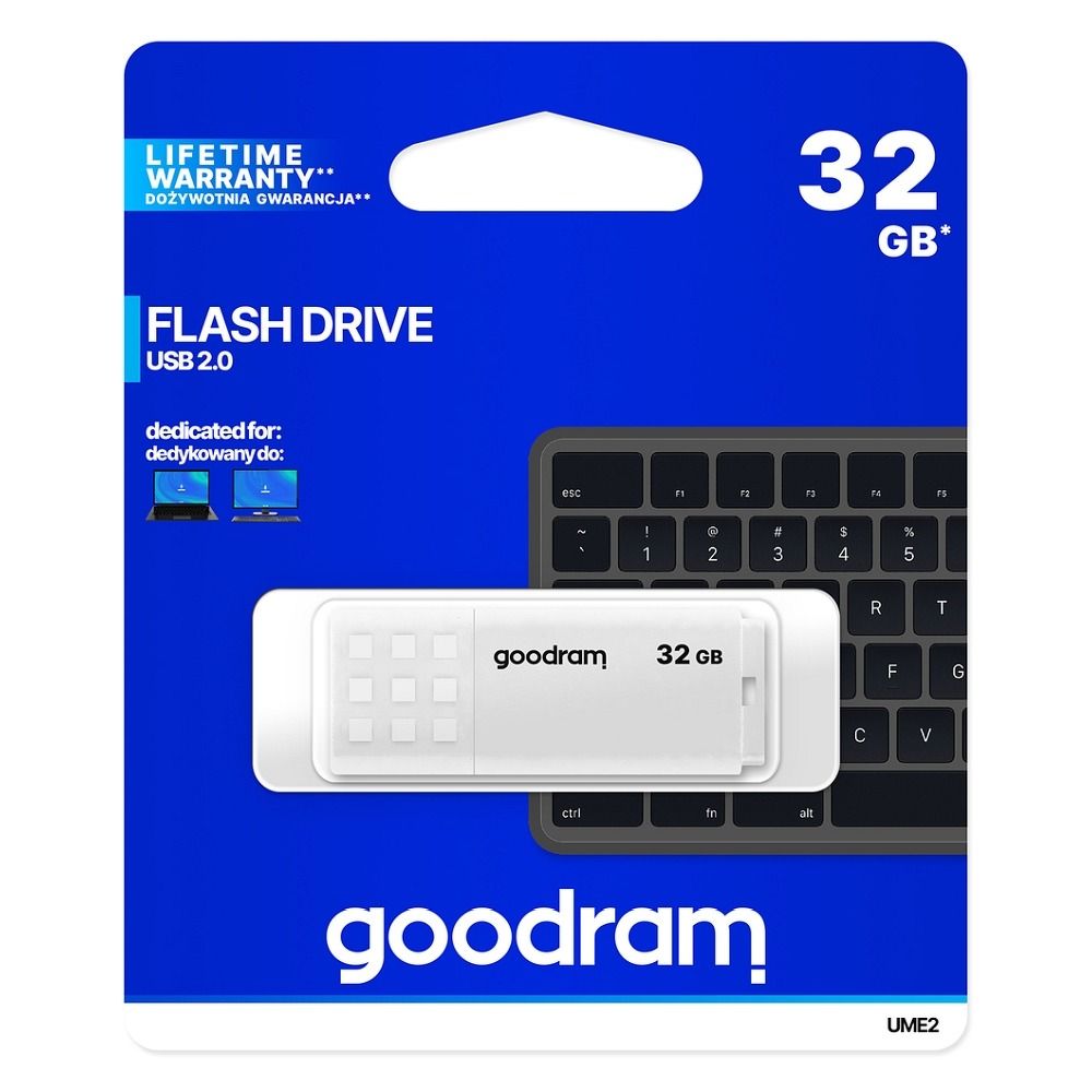 USB zibatmiņa GOODRAM pendrive UME2 32GB USB2.0
