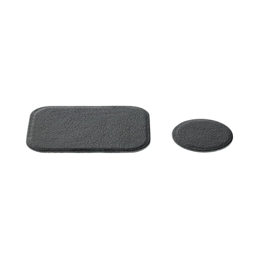 Badget for magnet car holder leather black — attēls 3