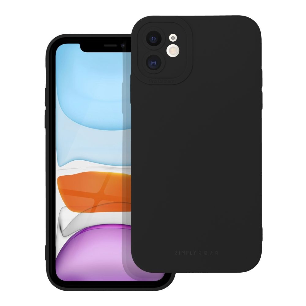 Aizsargvāciņš iPhone 11 – Roar Luna, melns