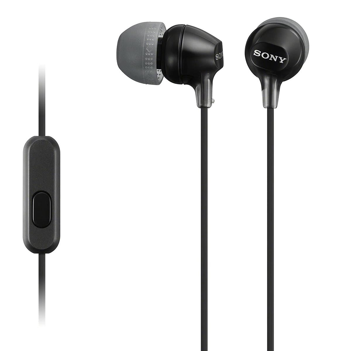 Sony MDR-EX15AP In-Ear Earphone ar mikrofonu melns EU