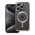 Aizsargvāciņš iPhone 15 Pro grey titanium – ELECTRO MAG compatible with MagSafe