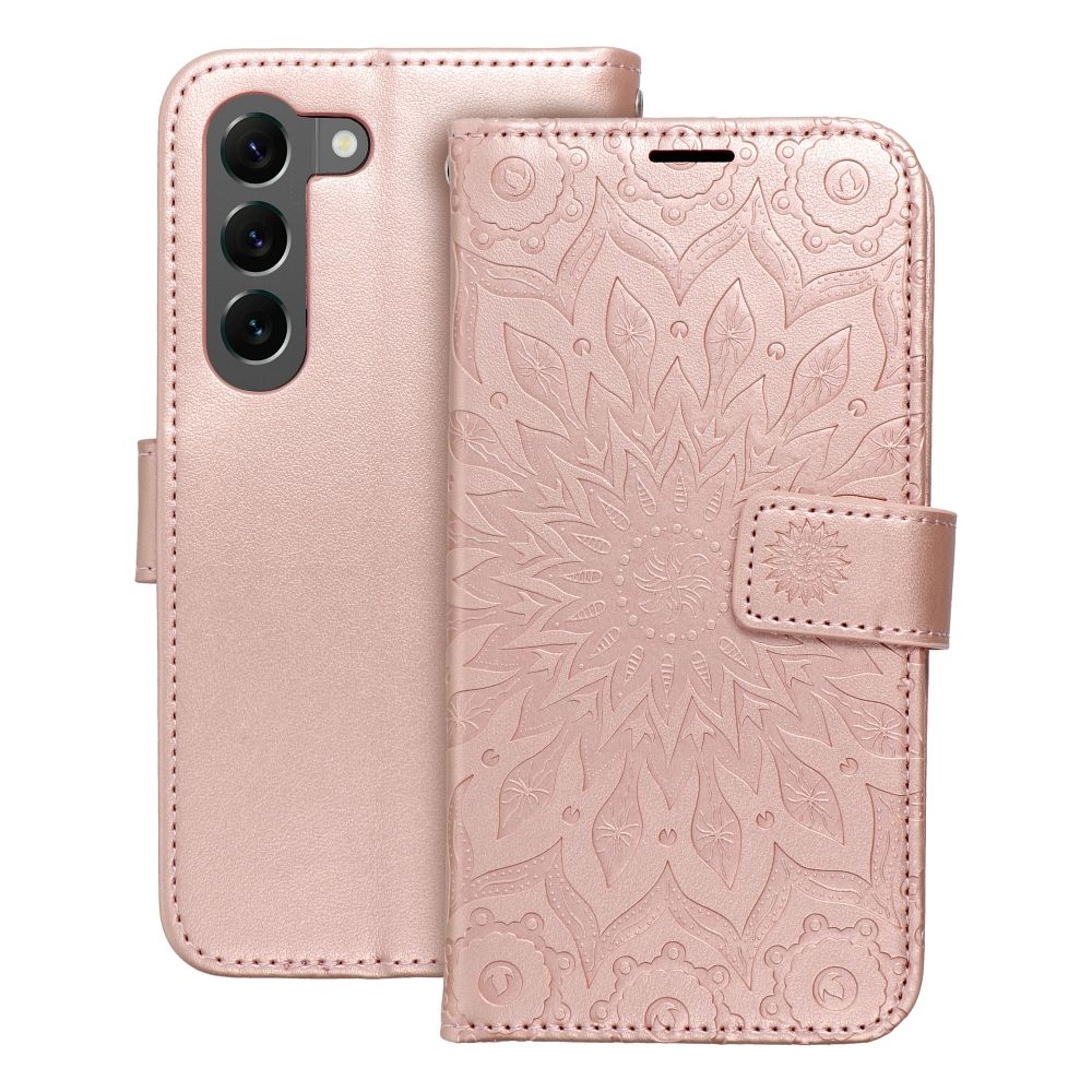 Aizsargvāciņš Samsung S23 Plus mandala – MEZZO, rozā zelta