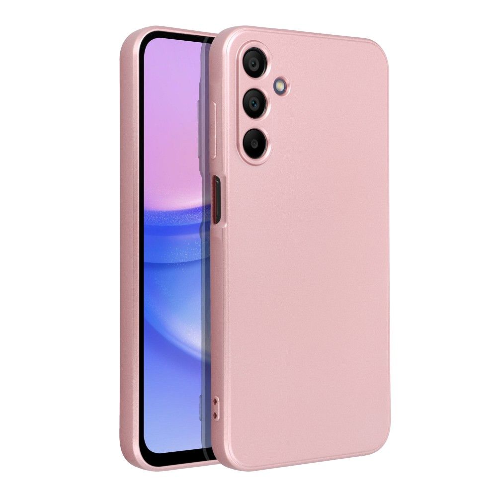 Aizsargvāciņš Samsung A15 5G / A15 4G – METALLIC, rozā — attēls 2