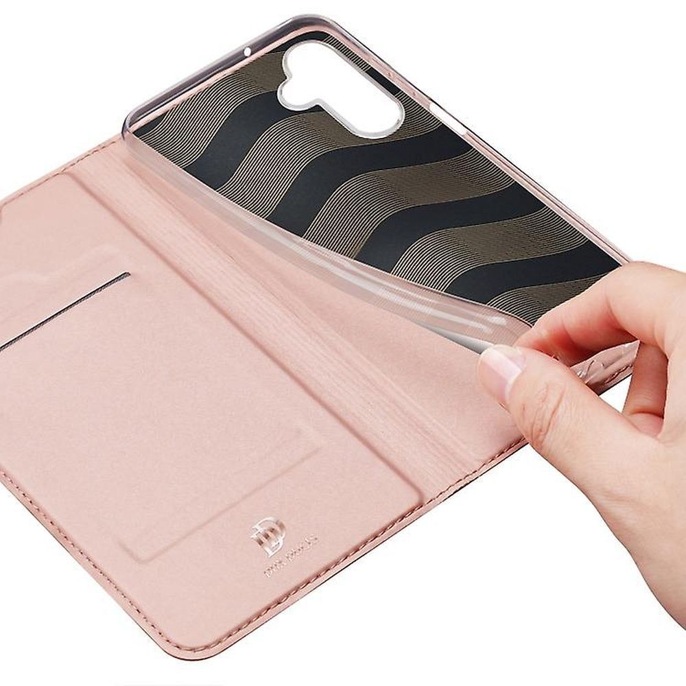 Aizsargvāciņš Samsung A15 5G rose – DUX DUCIS wallet SKIN PRO — attēls 3