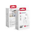 Forcell earphones stereo for Apple iPhone Lightning 8-pin NEW BOX white