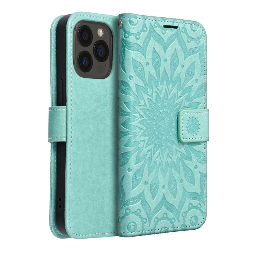 Aizsargvāciņš iPhone 13 Pro mandala – MEZZO, zaļš — attēls 2