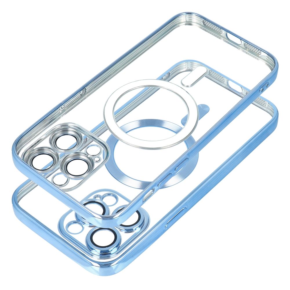Aizsargvāciņš iPhone 15 Pro – ELECTRO MAG compatible with MagSafe, zils — attēls 2