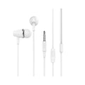 Mikrofons HOCO wire earphones Jack 3,5 mm with microphone M34 white