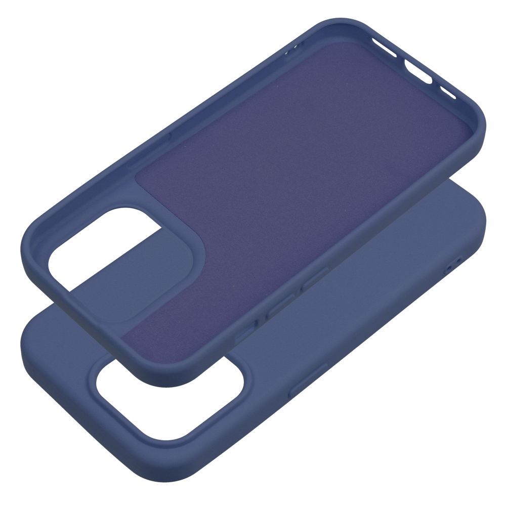 Aizsargvāciņš iPhone 15 Pro – SILICONE, zils — attēls 3