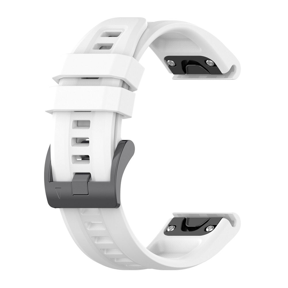 Silikona siksniņa Garmin Fenix 3 / 3HR / 5X / 6X / 6X Pro / 7X / 7X Pro, balta