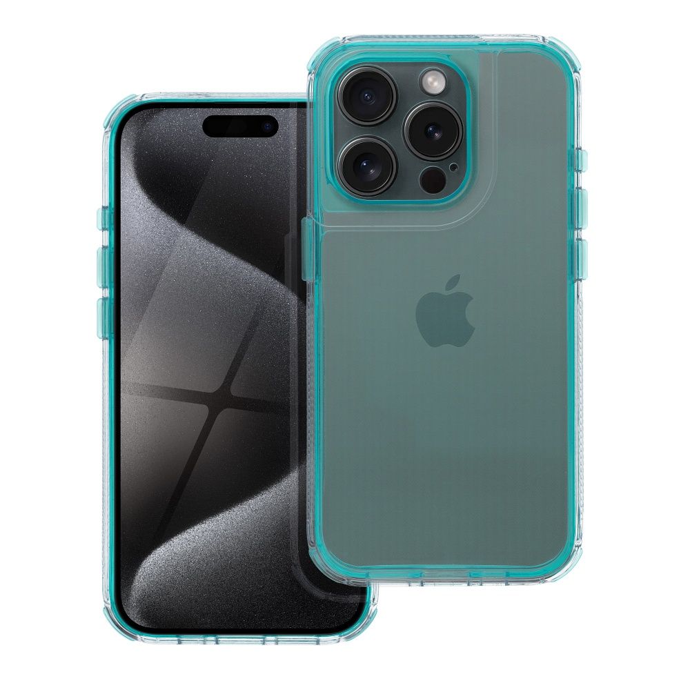 Aizsargvāciņš iPhone 16 Pro Max mint – MATRIX CLEAR