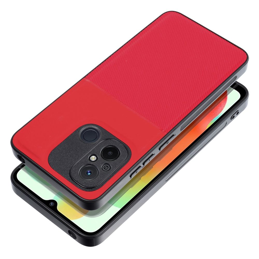 Aizsargvāciņš Xiaomi Redmi 12C – NOBLE, sarkans — attēls 3