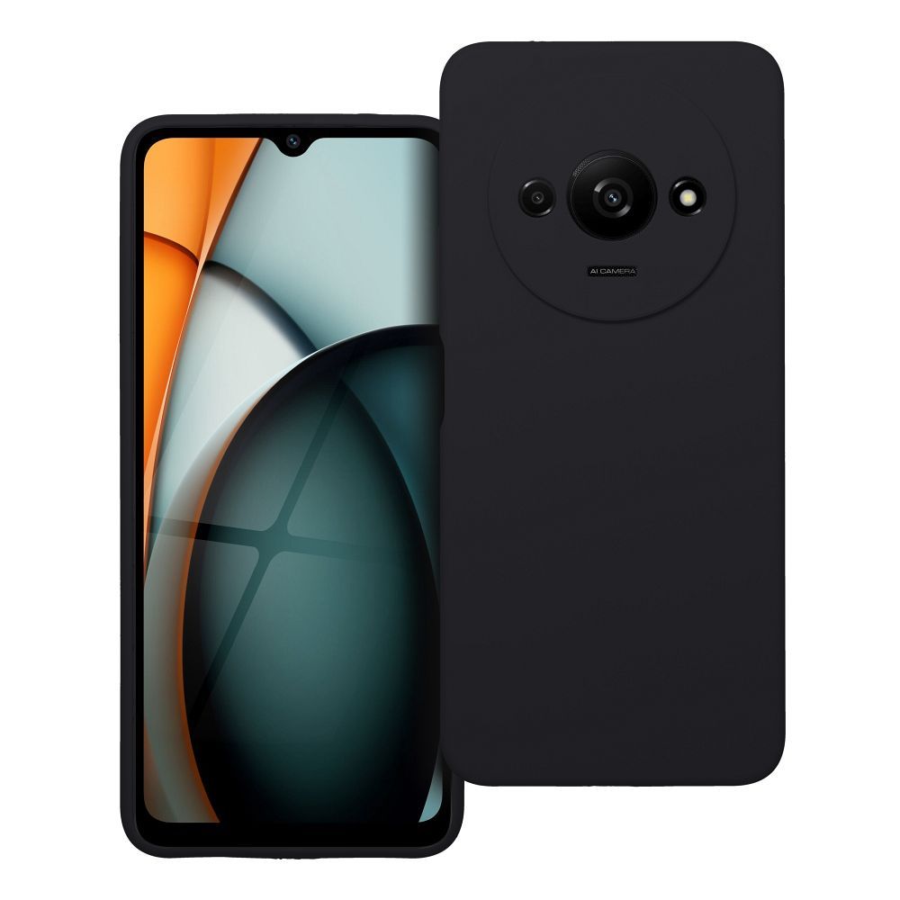 Aizsargvāciņš Xiaomi REDMI A3 4G – SILICONE 2mm, melns