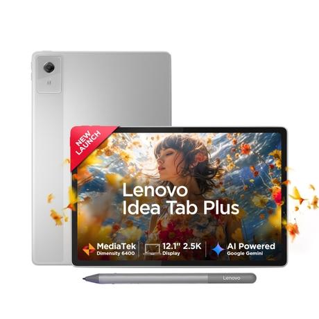 Lenovo Idea Tab Plus 12,1" planšetdators, 8 GB/256 GB, Wi-Fi, ar Tab Pen, Cloud Grey