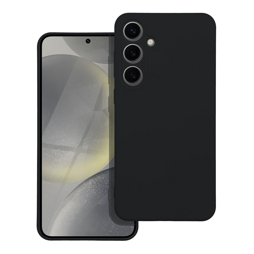 Aizsargvāciņš Samsung S24 Plus – SILICONE, melns
