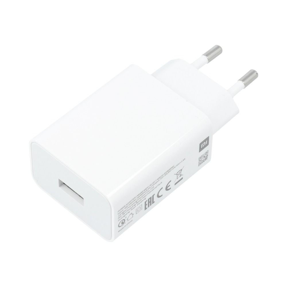 Uzlādes adapteris Xiaomi original charger USB A QC3.0 3A 22,5W MDY-11-EP white bulk