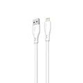 Kabelis Dudao USB / Lightning 3A 1m white cable (L2L 1m white)