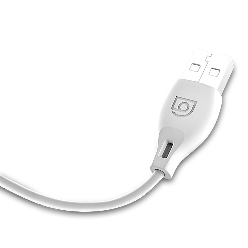 Kabelis Dudao cable USB / Lightning cable 2.4A 1m white (L4L 1m white) — attēls 4