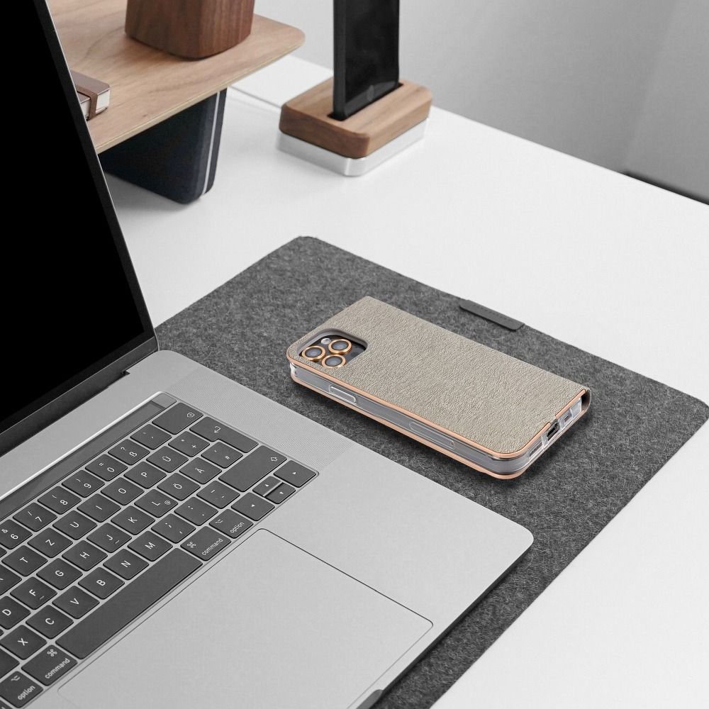 Aizsargvāciņš Xiaomi Redmi Note 8 Pro – LUNA Gold, sudraba — attēls 4