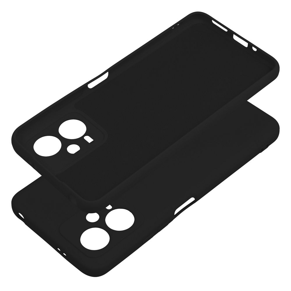 Aizsargvāciņš Xiaomi Redmi Note 12 5G – SILICONE, melns — attēls 3