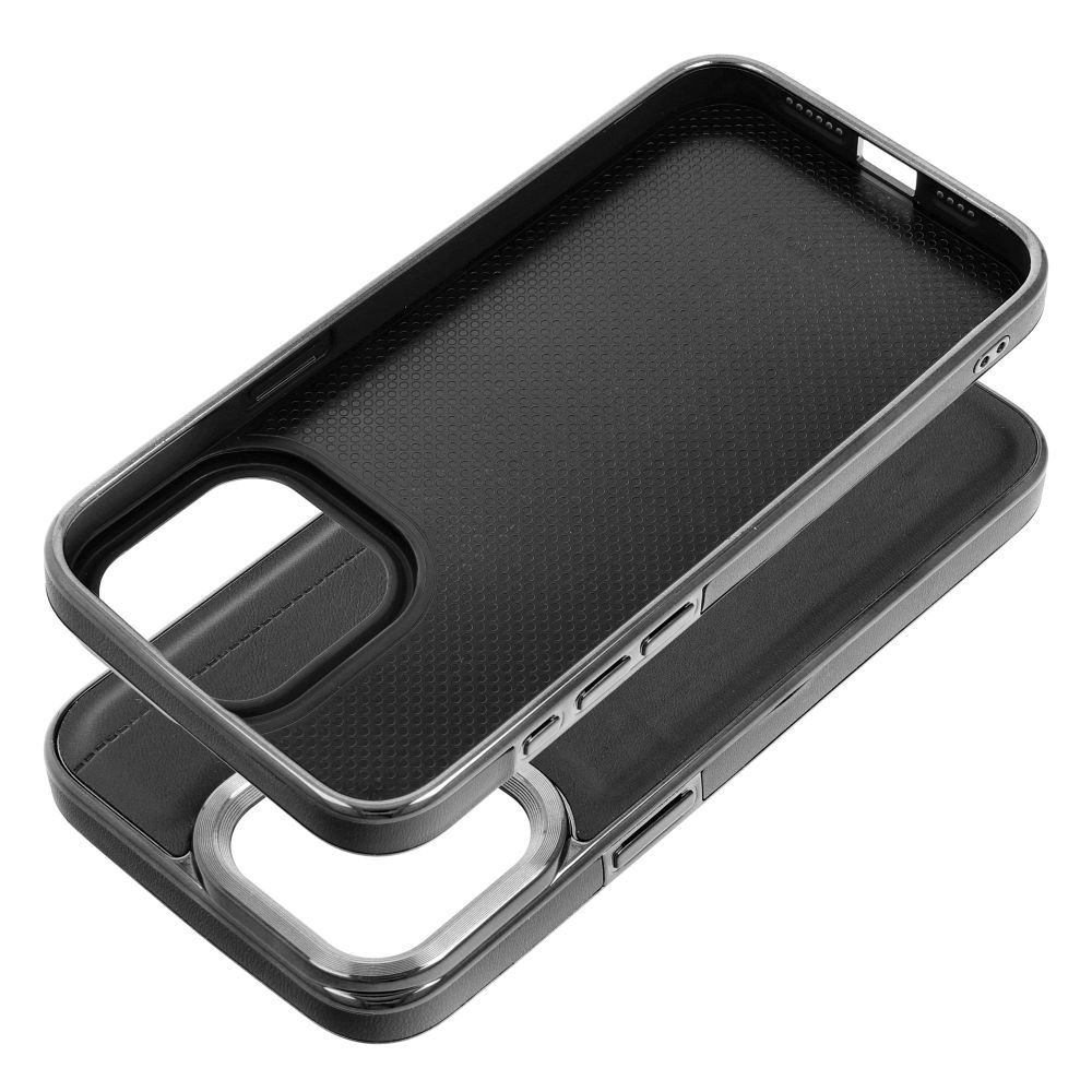 Aizsargvāciņš iPhone 15 Pro Max – MILANO, melns — attēls 3