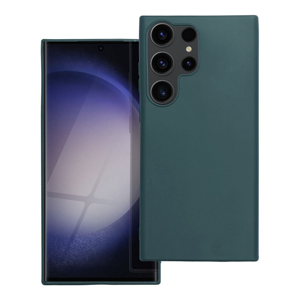 Aizsargvāciņš Samsung S23 Ultra – MATT, tumši zaļš