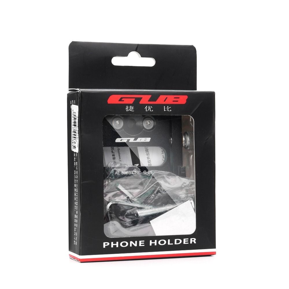 GUB bike holder for mobile phone G83 Aluminium black — attēls 4