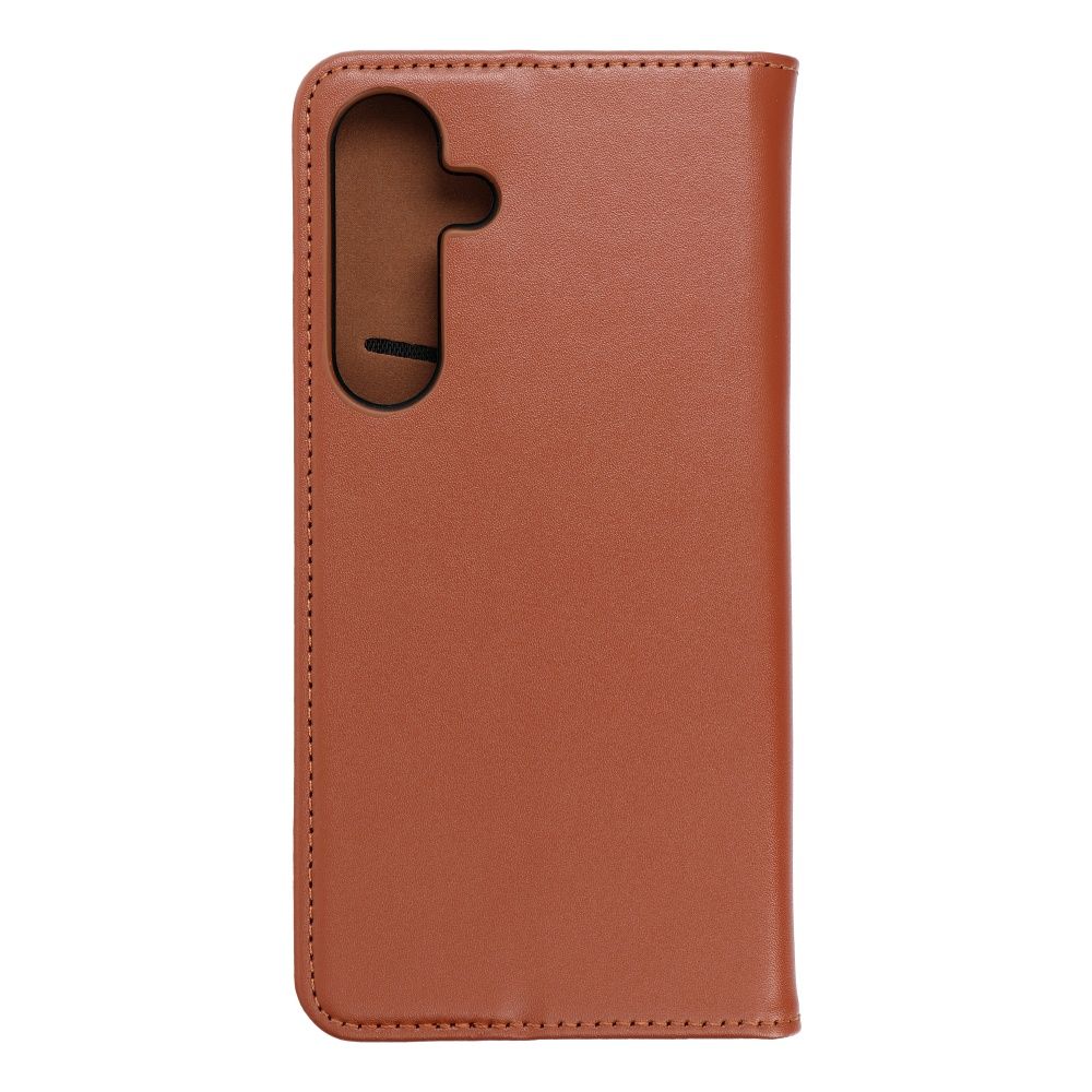 Aizsargvāciņš Samsung S24 Plus – SMART PRO leather, brūns — attēls 2