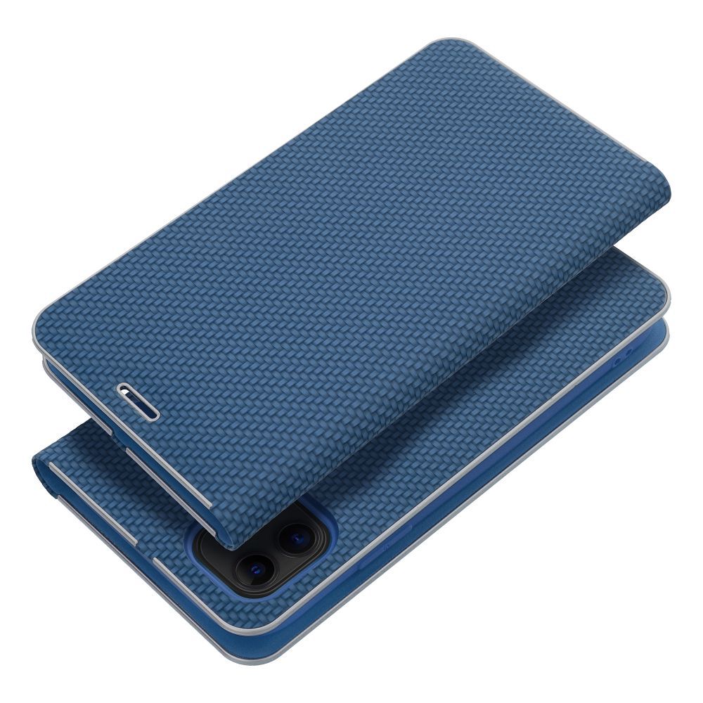 Aizsargvāciņš iPhone 11 – LUNA Carbon, zils