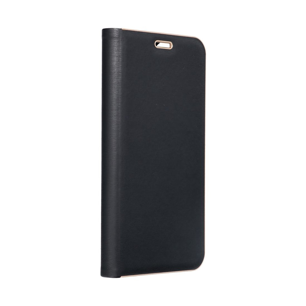 Aizsargvāciņš Samsung A54 5G – LUNA Gold, melns