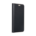 Aizsargvāciņš Samsung A54 5G – LUNA Gold, melns