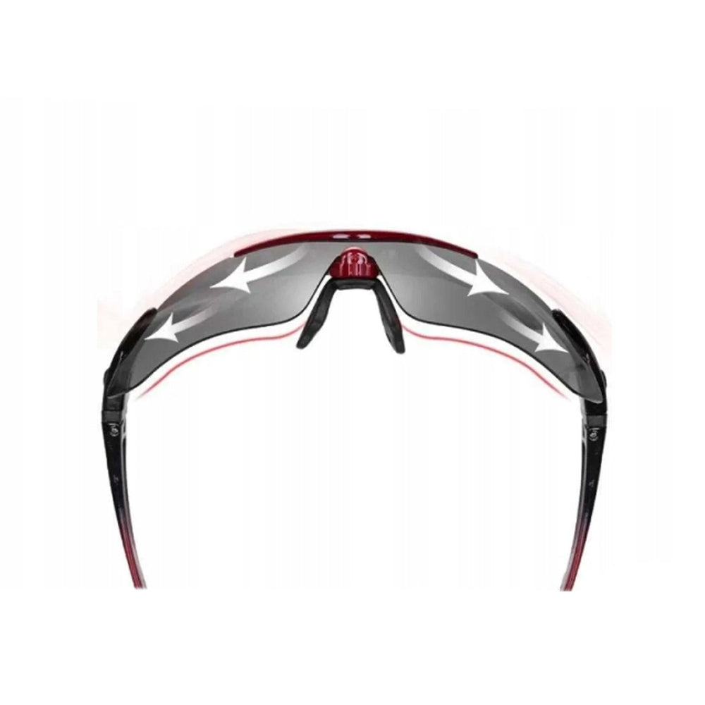 Rockbros 10003 polarizētas velobraukšanas brilles UV400, melnas