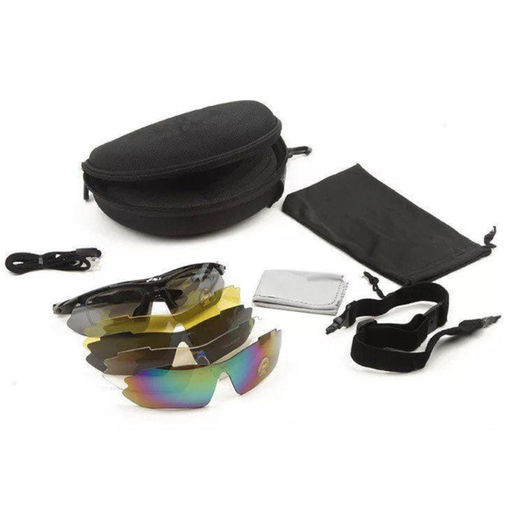Rockbros 10003 polarizētas velobraukšanas brilles UV400, melnas