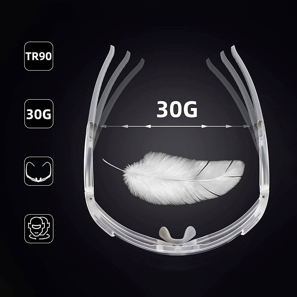 Rockbros SP291 fotohromiskās velobraukšanas brilles UV400, baltas