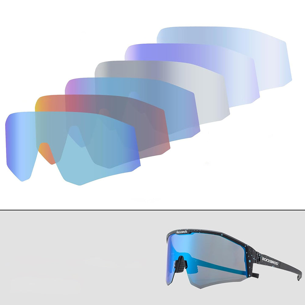 Rockbros SP297 polarizētas velobraukšanas brilles UV400, melnas