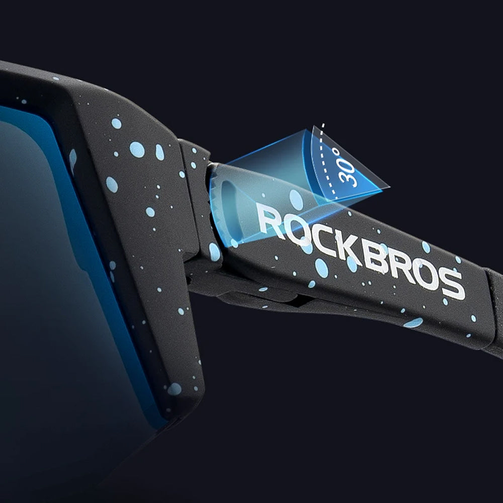 Rockbros SP297 polarizētas velobraukšanas brilles UV400, melnas