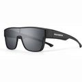 Rockbros SP304 polarizētas sporta brilles UV400 valkāšanai virs korekcijas brillēm, melnas