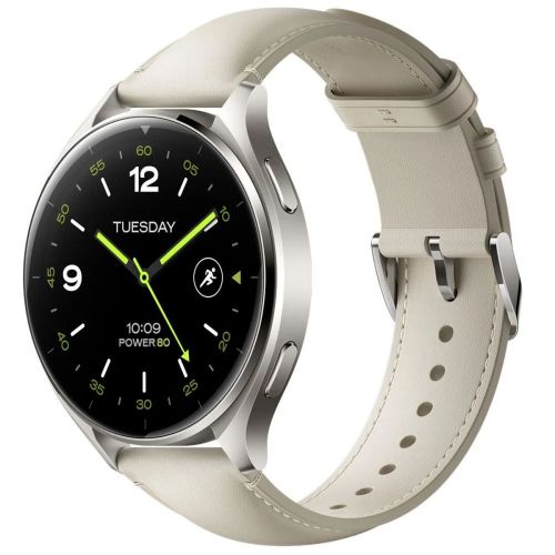 Xiaomi Watch 2 viedpulkstenis, Titan Gray, ādas siksniņa