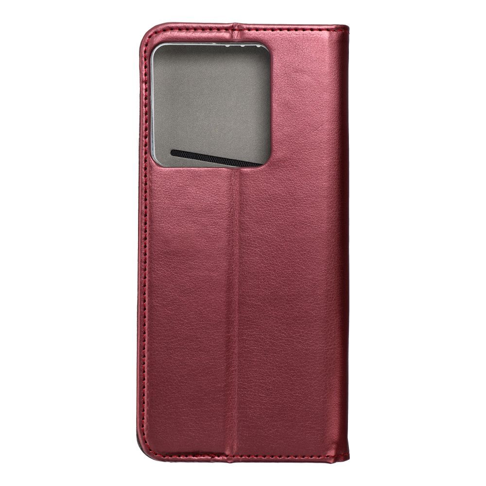 Aizsargvāciņš Xiaomi Redmi Note 13 Pro 5G – SMART MAGNETO, bordo — attēls 2