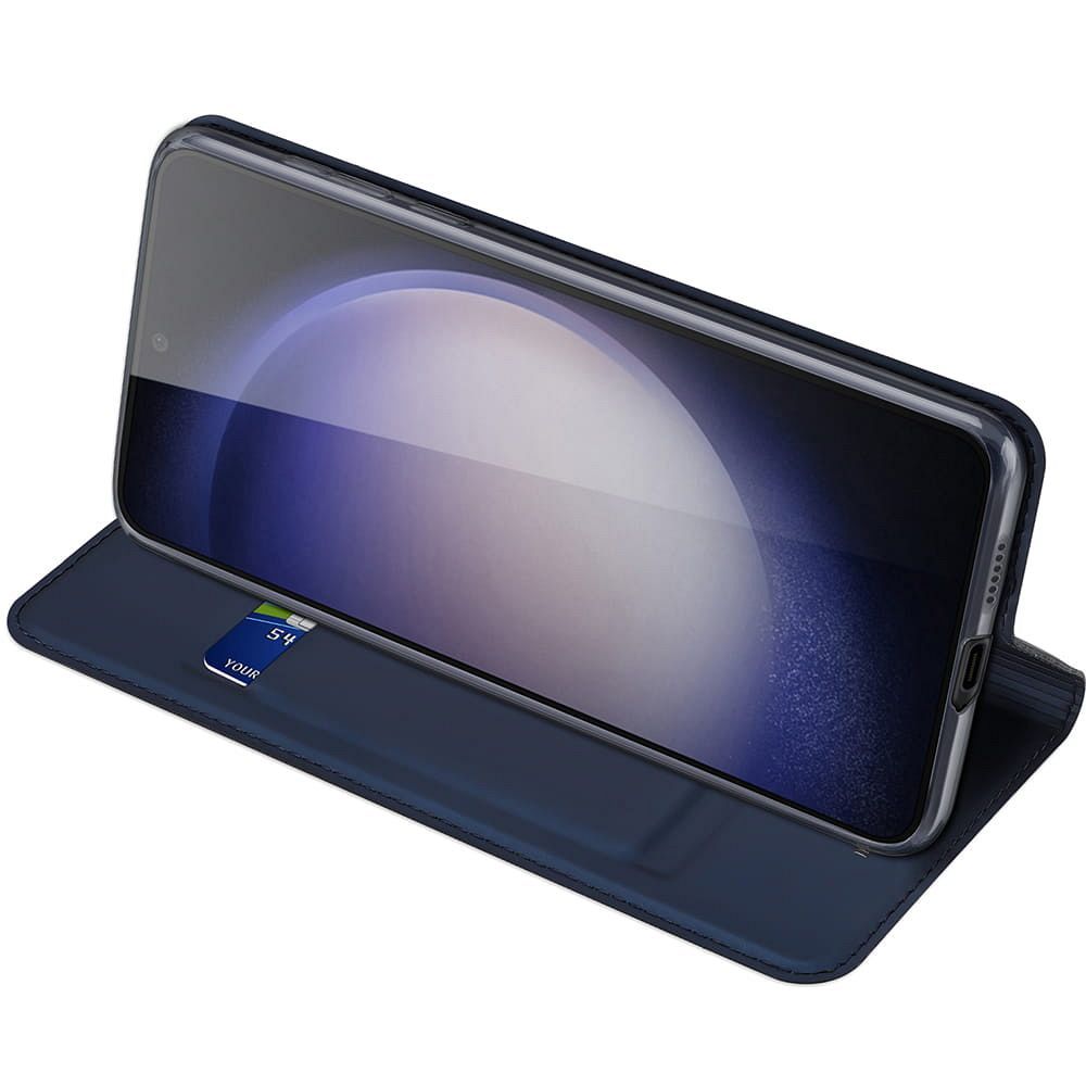 Aizsargvāciņš Samsung A15 5G – DUX DUCIS wallet SKIN PRO, zils — attēls 2
