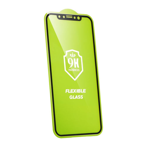 Aizsargstikls Apple iPhone 14 Pro – Bestsuit Flexible 5D, melns — attēls 2