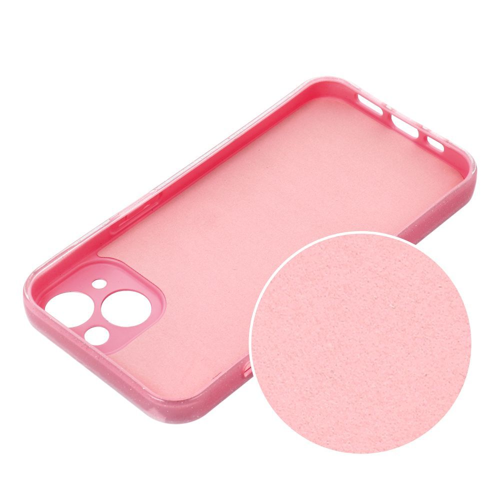 Aizsargvāciņš iPhone 16 Plus – CLEAR 2 mm BLINK, rozā — attēls 4